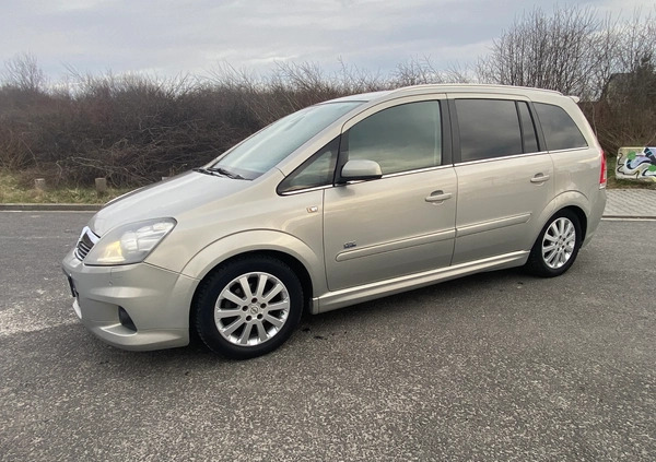 Opel Zafira cena 18500 przebieg: 224000, rok produkcji 2008 z Kraków małe 211